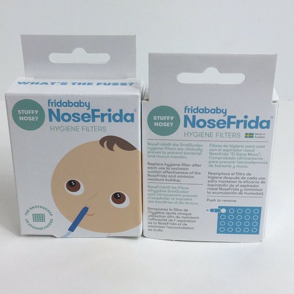 FridaBaby NoseFrida Hygiene Filters Nose Frida Baby Snot Sucker Filter Lot Of 2 - Picture 10 of 12